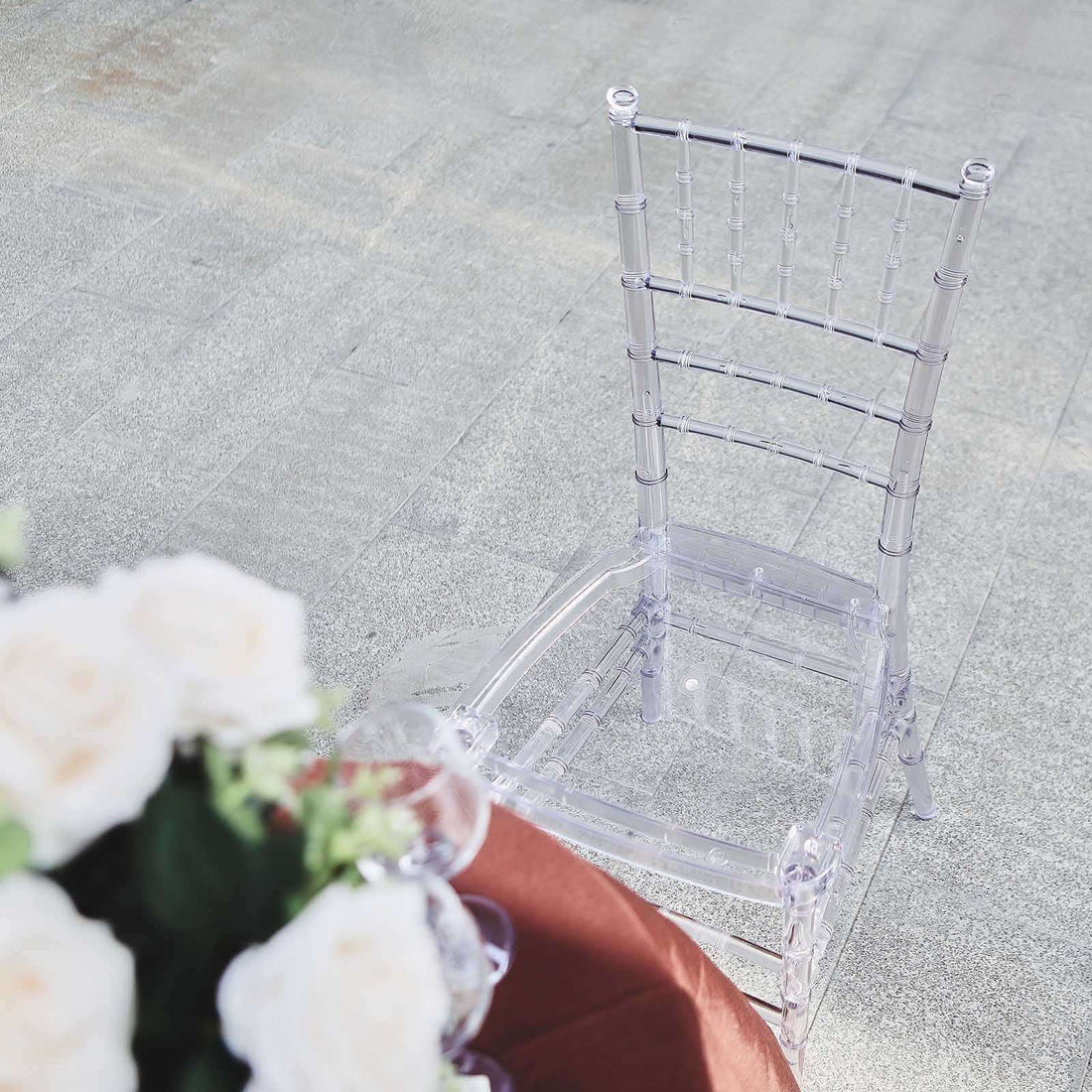 4 Pack Resin Transparent Chiavari Chair Clear | eFavormart