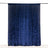 Navy velvet curtain panel against a plain background