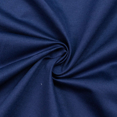 Navy blue ribbed fabric texture with gathered swirl detail#whtbkgd