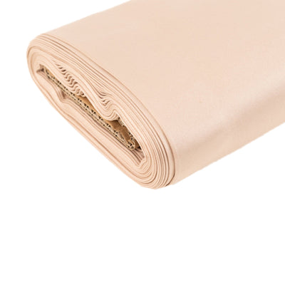 Nude Lamour Satin Fabric Bolt, Heavy Matte Satin Fabric By The Yard - 54"x10 Yards