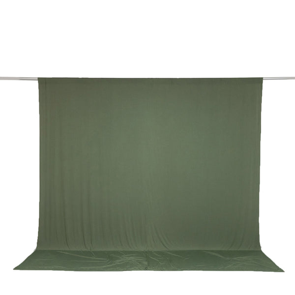 Olive green photography backdrop on support rod#whtbkgd