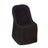 Black chair cover for event seating protection and style #whtbkgd