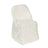 White chair cover on a plain background for event decoration #whtbkgd
