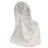 White fabric draped in a hooded shape on a plain backdrop