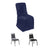 Navy chair cover for dining chairs, versatile and stylish