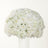 White floral arrangement in a clear vase.