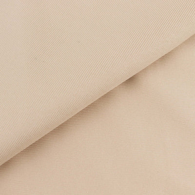 Beige Scuba Polyester Fabric Bolt, Wrinkle Free DIY Craft Fabric Roll - 60"x10 Yards