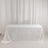 White tablecloth draped over a table against a light background.
