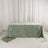 Green velvet tablecloth draped elegantly on a table