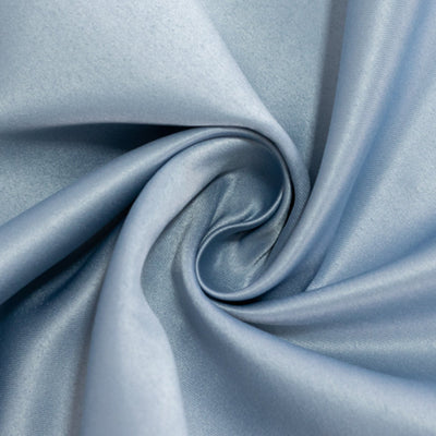 Light blue satin fabric with a smooth, shiny texture. #whtbkgd