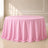pink seamless round tablecloth 132 inch