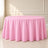 pink seamless round tablecloth for events