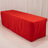 Red table cover for events and parties