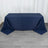 Navy blue tablecloth draped over a table