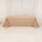 Beige tablecloth draped elegantly over a table.