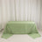 Green tablecloth draped elegantly over a table