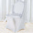 White chair cover for events and parties, elegantly designed for decoration.