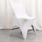Stylish white chair with sleek design and minimalist aesthetic