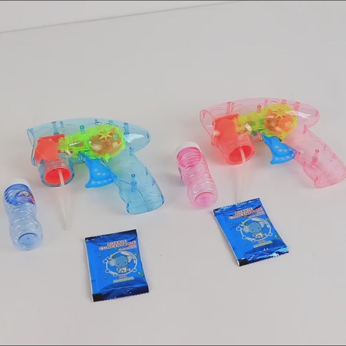 Colorful wedding bubble guns, perfect party favors for celebrations.
