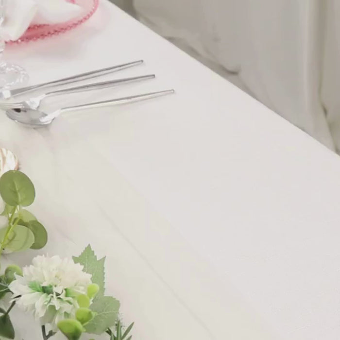 Transparent blush dessert appetizer plates with beaded rim on a table.
