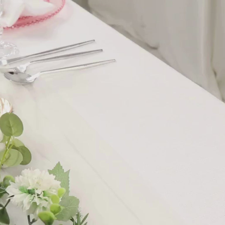 Transparent blush dessert appetizer plates with beaded rim on a table.