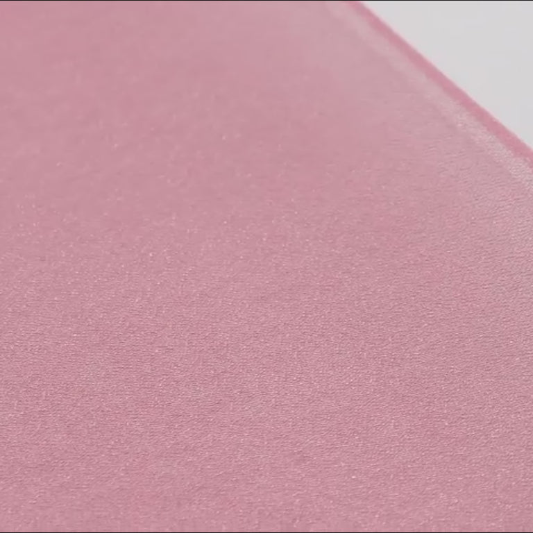 Mauve blush sheer table runner, 9ft long, wrinkle-free decor.