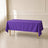 Purple wrinkle-resistant rectangle tablecloth 60"x102".