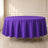 Polyester Round Tablecloth 108" Purple - Durable and Stain-Resistant for Easy Maintenance