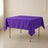 purple wrinkle-resistant tablecloth 70x70