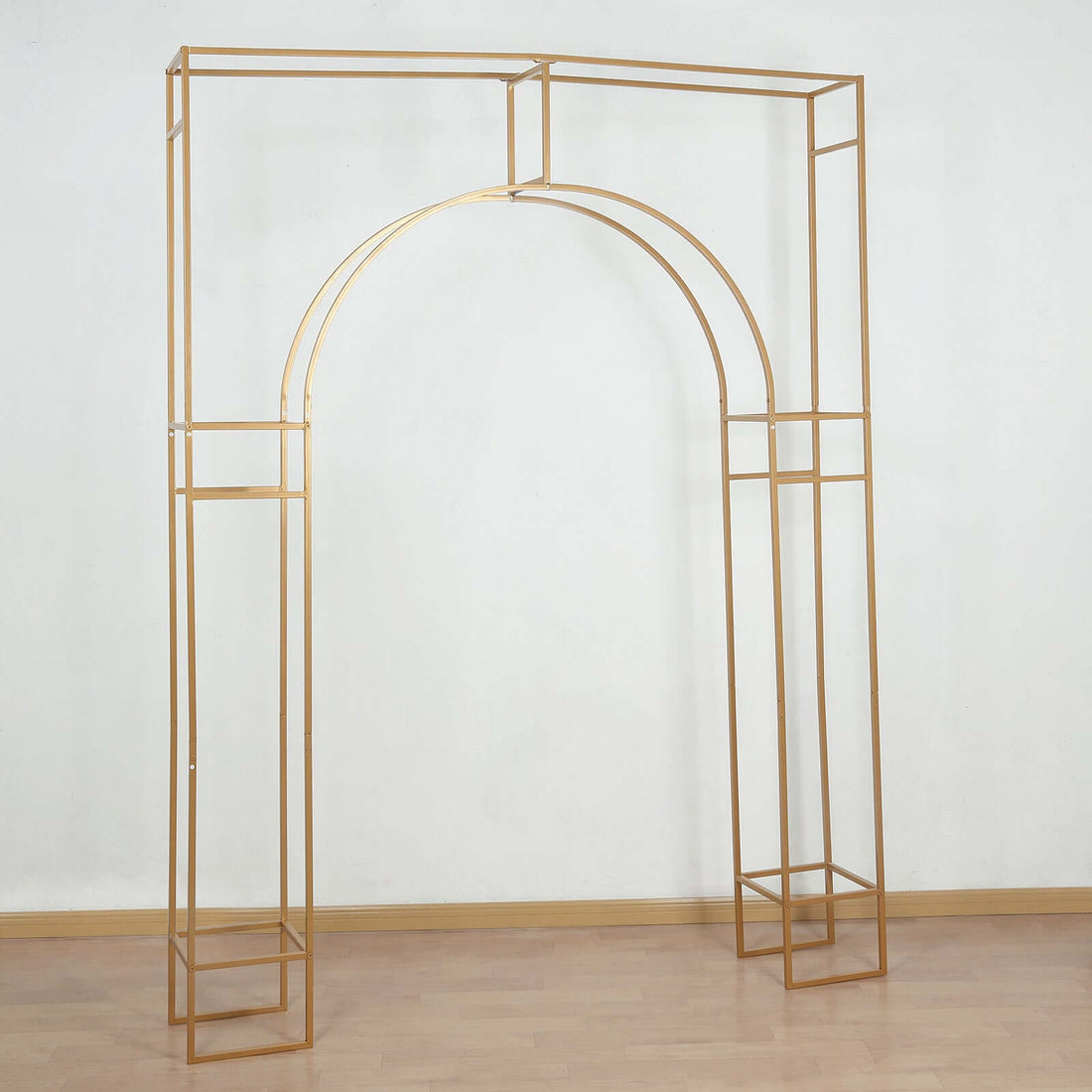 Heavy Duty Gold Metal Rectangular Arch | eFavormart
