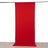 Red fabric backdrop for photography or events
