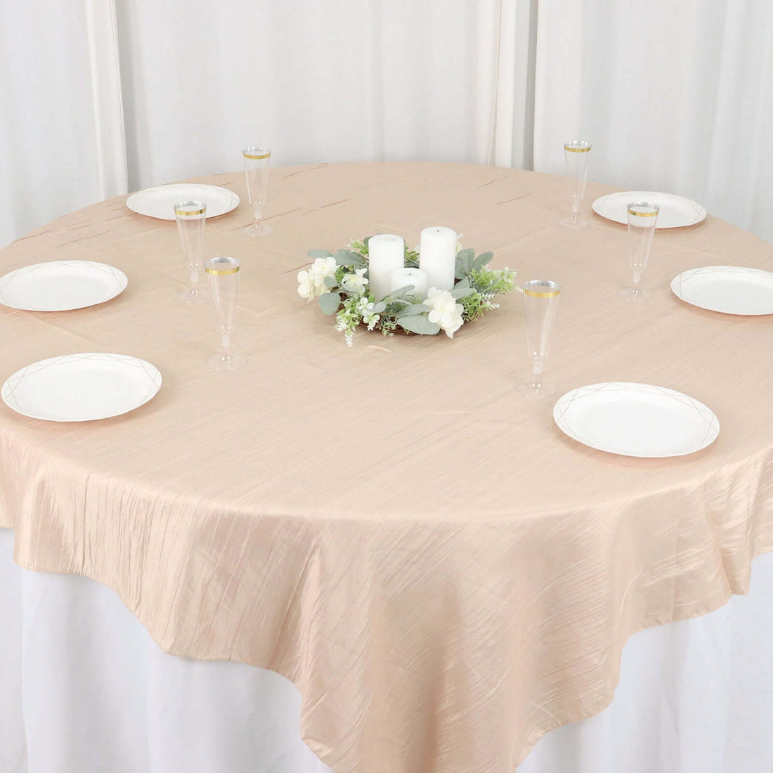 Crinkle Taffeta Overlay 72