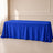 royal blue seamless polyester tablecloth