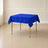 royal blue polyester square tablecloth