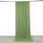 Green fabric backdrop draped elegantly for photography