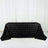 Black floral textured tablecloth on a plain background