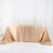 Gold satin tablecloth draped elegantly on a table