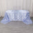 Blue floral tablecloth draped elegantly on a table