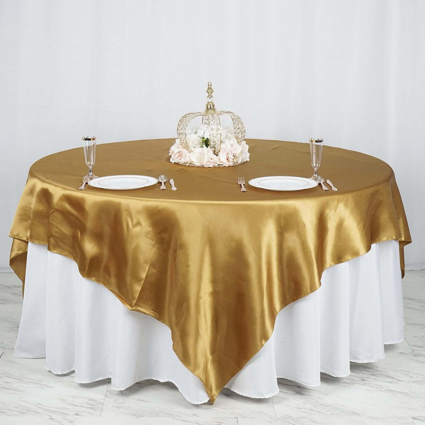Satin Table Overlay 90