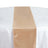 Beige table runner on a white tablecloth #whtbkgd
