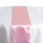 Pink satin table runner on a white tablecloth #whtbkgd