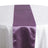 Purple satin table runner cutout on white background. #whtbkgd