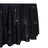 Black tablecloth with sparkling star design, perfect for elegant events.