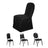 Black chair cover with various chair styles displayed below.