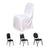 Four different chair styles including a white chair cover
