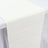 Scuba Table Runner 12x108inch Ivory Accordion Pleated – Wrinkle Free & Stain Resistant Textured