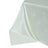 Sparkling white tablecloth with shimmering details, draped elegantly.