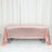 Pink sequin tablecloth draped elegantly over a table.