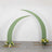 Green archway with floral arrangements for events or weddings