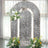 Decorative arch with flowers for events and celebrations.